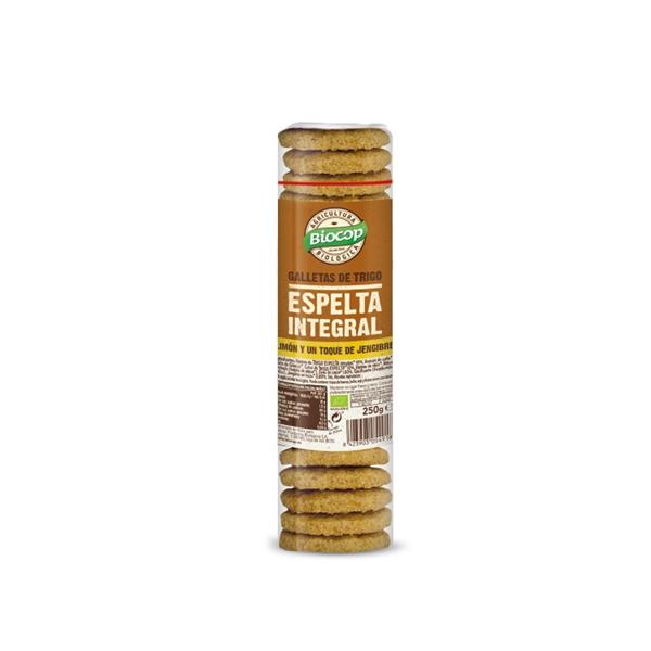 Galletas Espelta Con Limon Y Jengibre Biocop 250g
